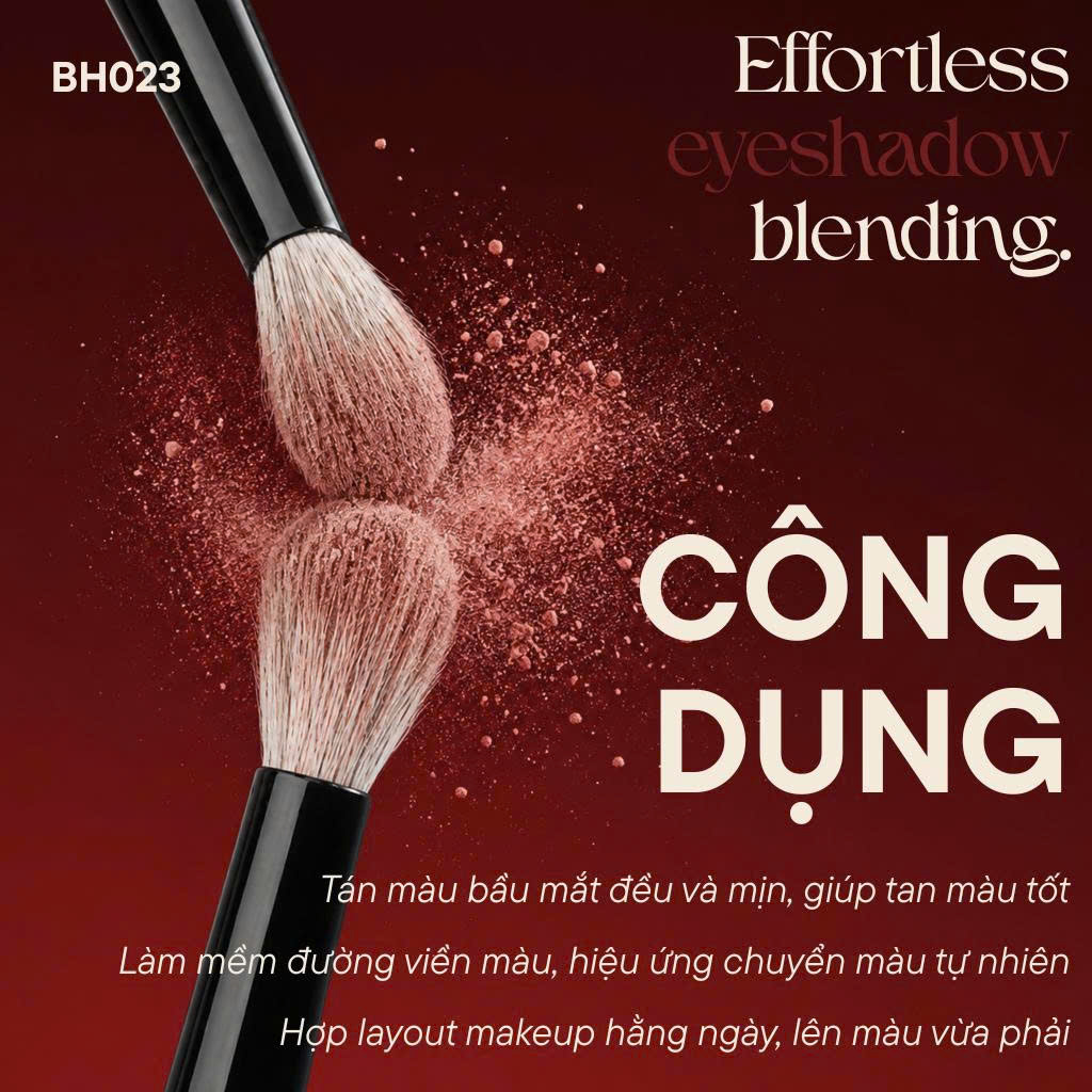 Cọ Blend Tán Phấn Mắt BH Cosmetics Crease Brush BH023